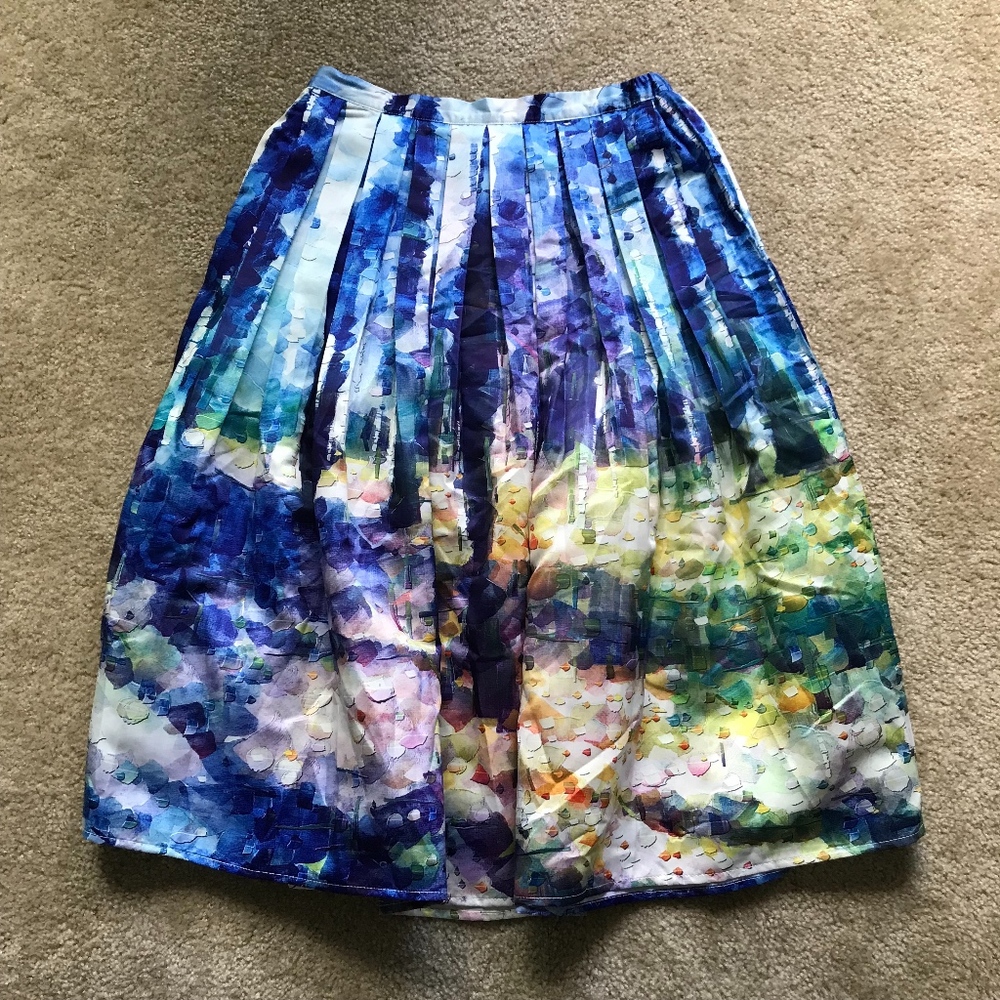 Chicwish Printed Midi Skirt